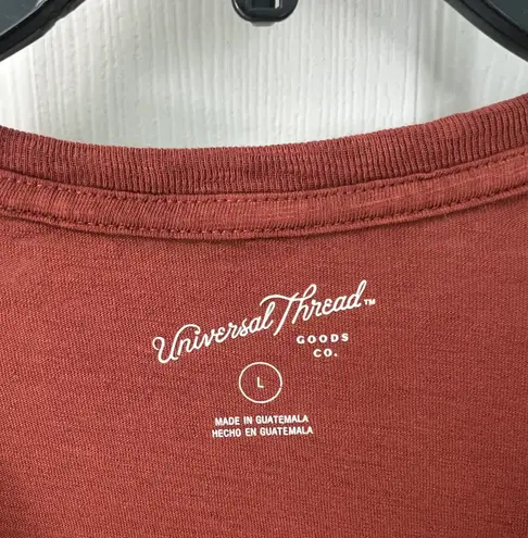 Universal Threads Red-Brown V Neck