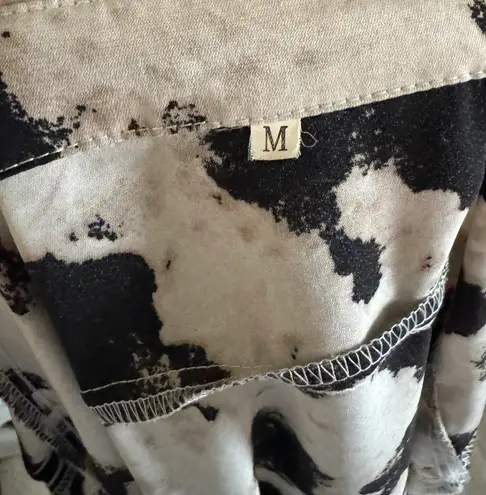 Cowprint Pearl Snap Size M