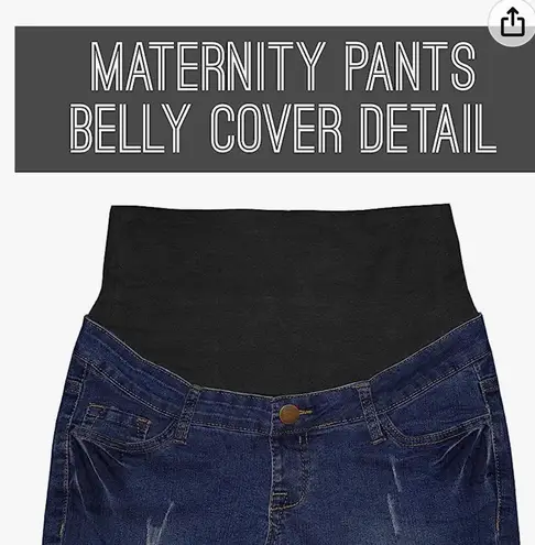 Hybrid Super Comfy Stretch Women's Skinny Maternity Capri