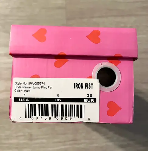 Iron fist NWT Limited Edition Spring Fling Care Bears Flats Size 7