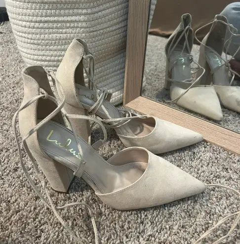 Lulus Nude Heels