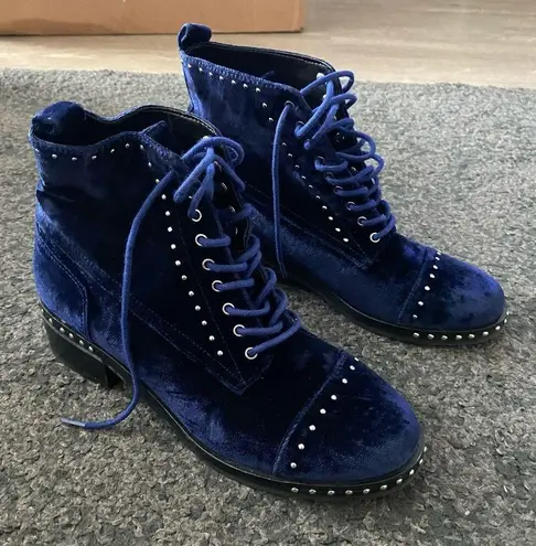 Marc Fisher Cassidey studded Velvet Booties