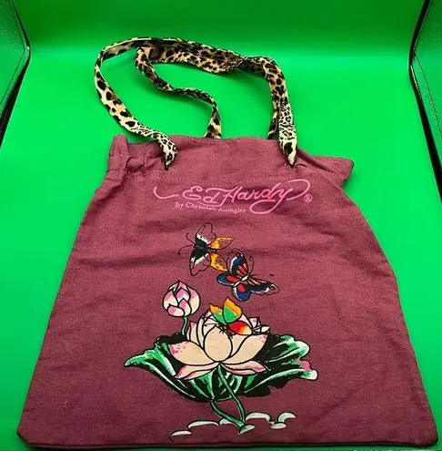 Ed Hardy A Cool Rare Vintage Y2K  Canvas Large New Tote Bag