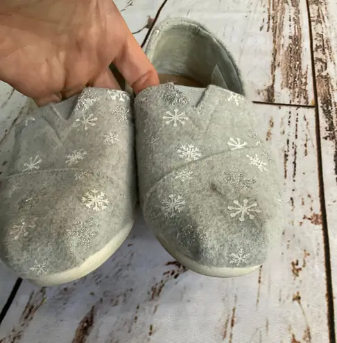 Toms SNOWFLAKE CLASSIC SLIP ON SHOES
