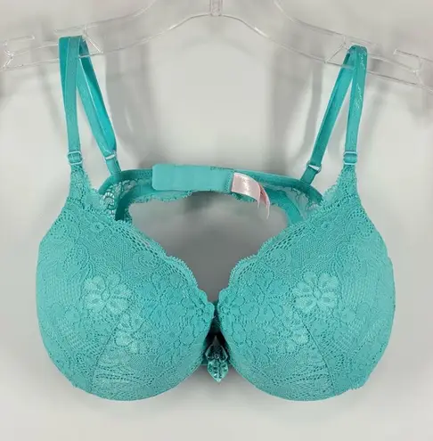 Victoria’s Secret Angels padded lace green mint bra size 36B