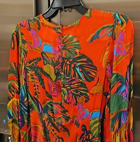 Farm Rio ππ Urban Jungle Midi Dress ~ XS NWT