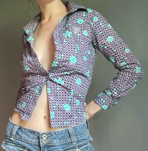 Cruel Girl floral button up