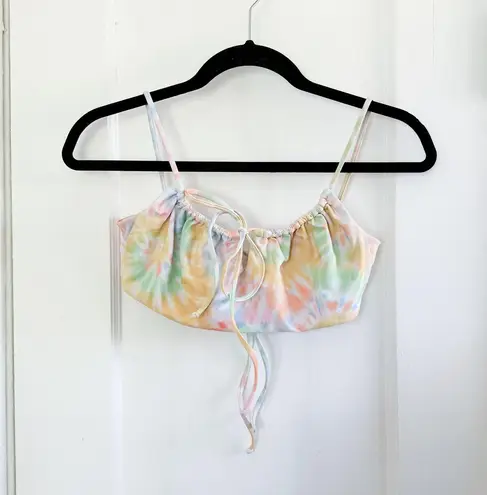 Skatie | The Saltie Blonde Oahu Tie Dye Demi Top & Pastel Melly Bottom Swimsuit