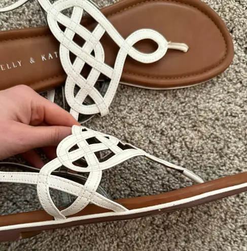 Kelly & Katie White Sandals