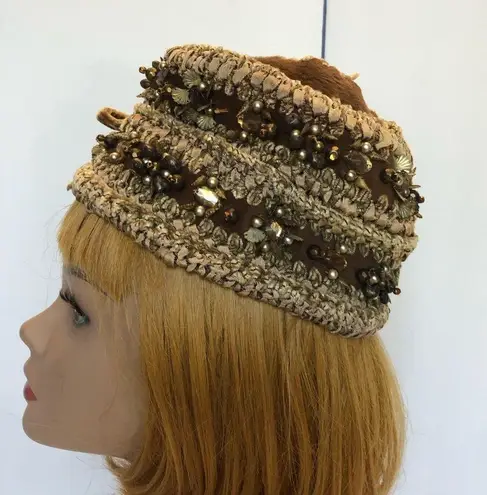 VTG Gladys & Belle Seashell Hat by Ethol Hotelling 1940s