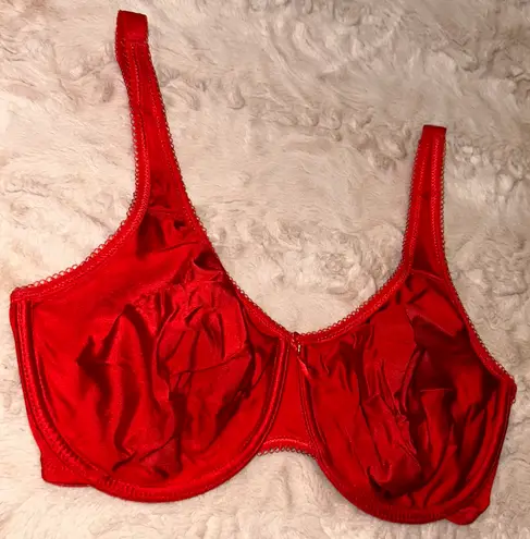 Wacoal Red Bra Size 36DD •