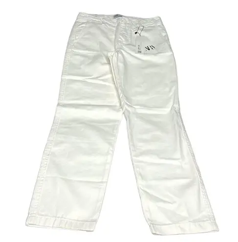 ZARA  The Chino Pant White Size 2