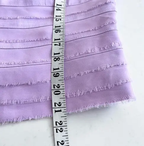 Worth Pastel Lavender Crepe Tulle Trim Jacket Blazer size 12