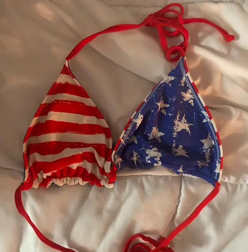 Vibrant Red and Blue Swim Bikini Size M