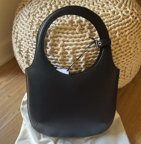 HOLY LEATHER BAG Black
