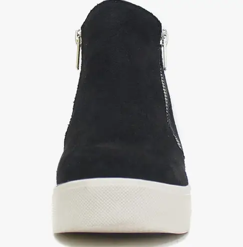 Soda Black Platform Sneakers