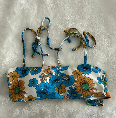 Forever 21 floral bikini top