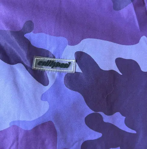 Edikted Purple Camo Wind Breaker Joggers