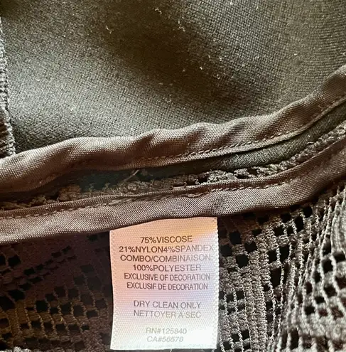 Intermix Womens Black V Neck Sleeveless Crop Top S