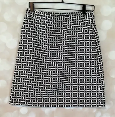 Brooks Brothers Brooks Brother Black and White Pencil Skirt