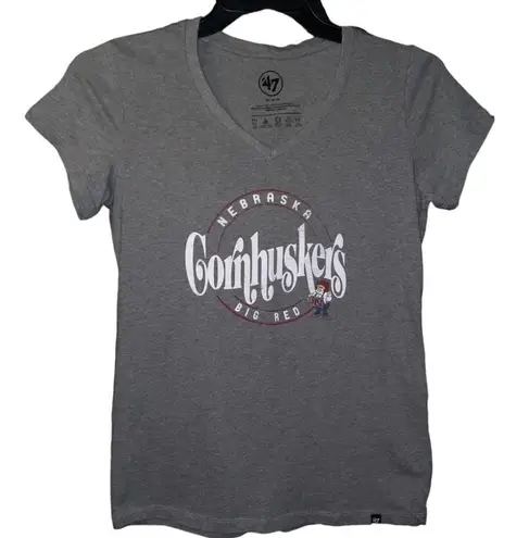 47 ' Nebraska Cornhuskers Gray Tee Size Medium