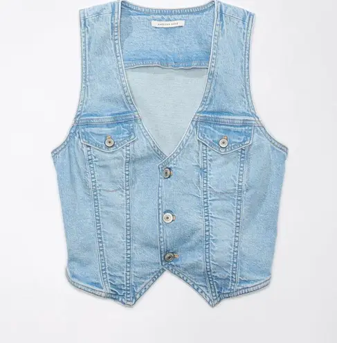 American Eagle Medium Denim Vest