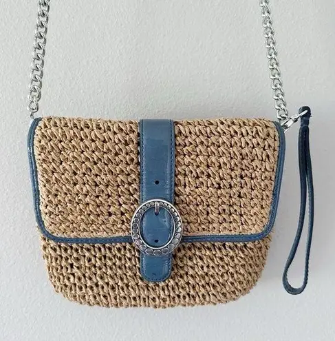 Brighton  Dottie Straw Crossbody Bag