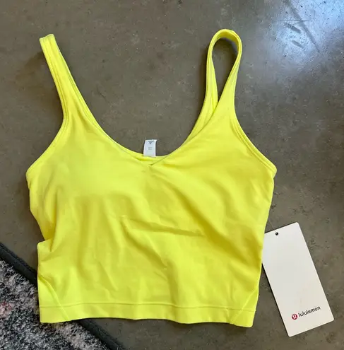 Lululemon  highlighter yellow align tank size 4 thumbnail 1