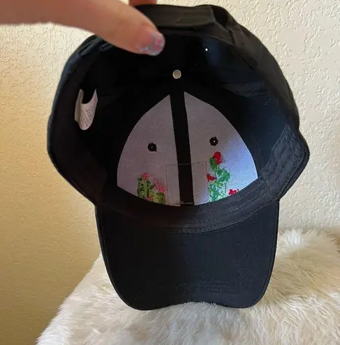 Cactus embroidered Black Texas Hat
