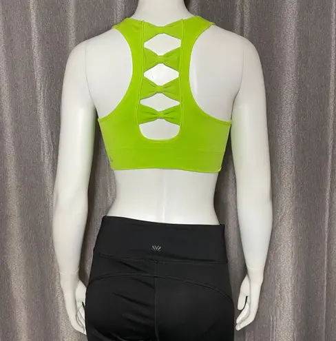 Soho Sport Active Wear Lime Green Sports Top