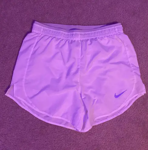 Nike White Running Shorts