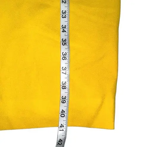 Dress the Population NWOT Asymmetrical Neck Sleeveless Yellow Short Dress SMALL