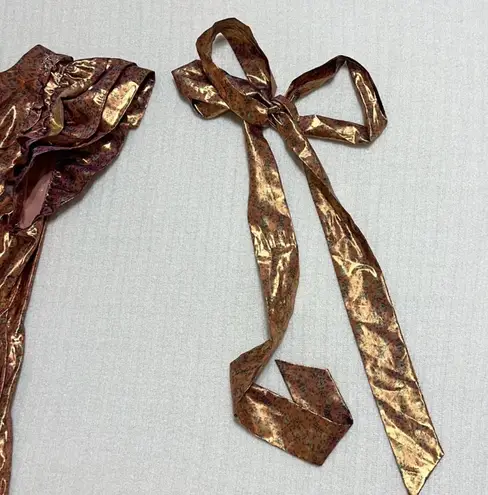 Love Shack Fancy  Zoya Metallic Floral Dress – Size 6