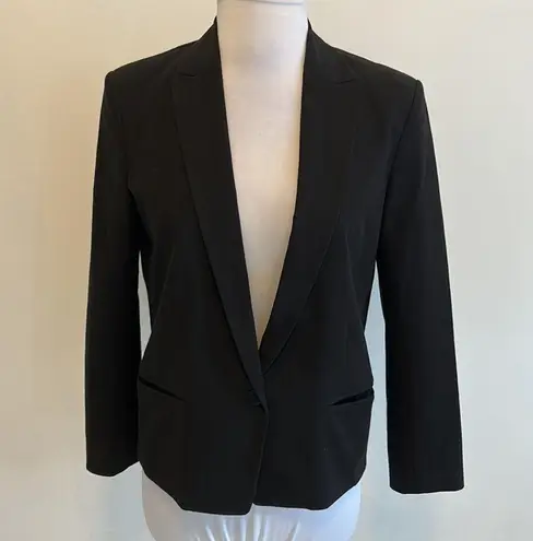 Theory  Lynn Checklist Black Blazer - Image 1