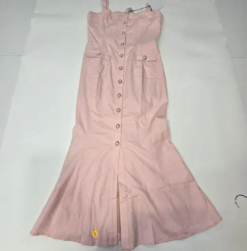 Majorelle Otis Midi Dress in Blush Pink