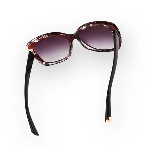 new ☀︎︎ Clear Flower Print Sunnies Sunglasses ☀︎︎ Black + Red Floral Print ☀︎