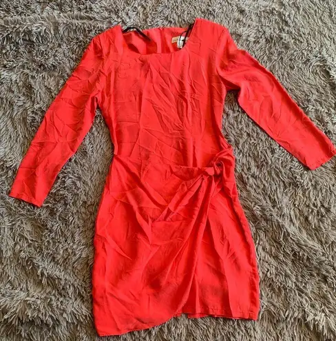Jonathan Martin True vintage 1980s 100% silk Johnathan Martin red dress
