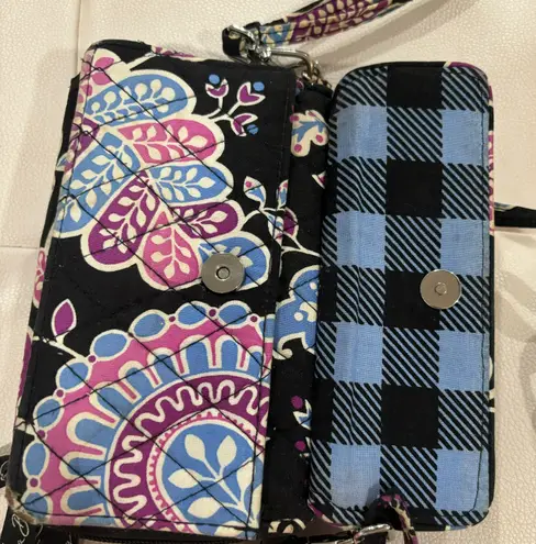 Vera Bradley Wallet Phone Crossbody Purse/ Clutch