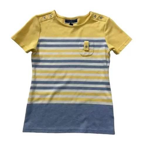 Karen Scott Multicolor Striped Shirt Women Petite Size PP | 7-15