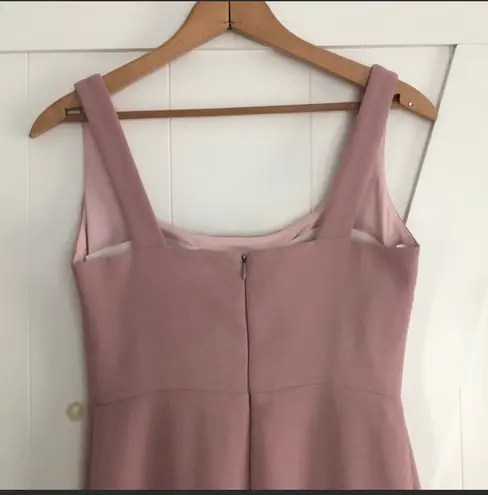 BHLDN x Anthropologie Adena Side Slit Maxi Dress in Blush rose Pink