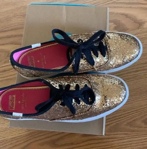 Kate Spade Keds X  Tripple Kick Glitter Platform 