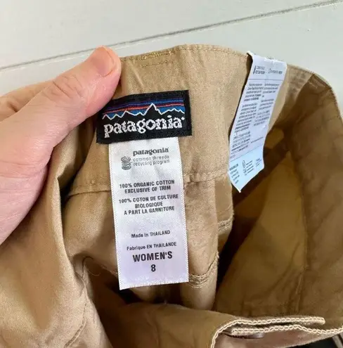 Patagonia  Women’s 8 Khaki Super Cali Pants Organic Cotton NWT