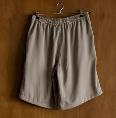 Tencel Basketball Shorts Tan Size M