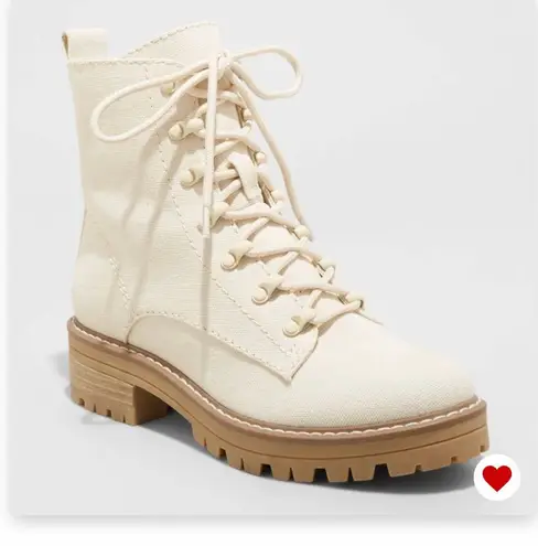 Target Cream Boots