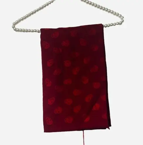 Alexander McQueen Alexander McQueenSkull-jacquard wool-blend scarf