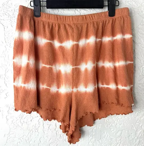 Billabong  | Breeze By Shorts Flowy Gauzy Beach Knit Burnt Orange Size L - Image 1