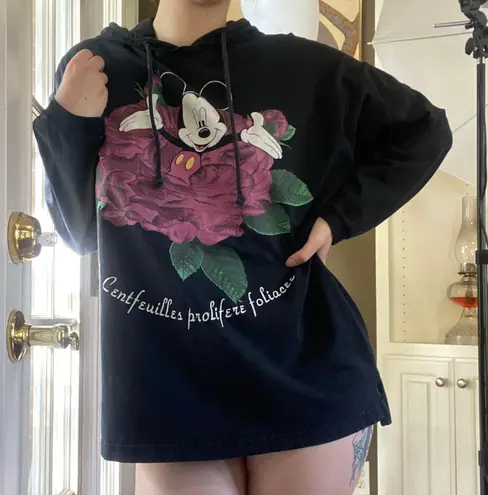 Mickey Inc by Disney Vintage 90s Mickey Mouse Jerry Leigh Graphic Hoodie