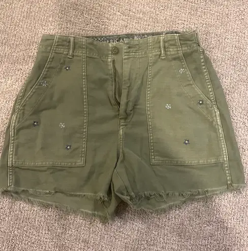 American Eagle Embroidered Shorts