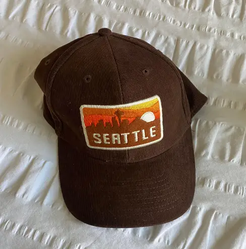 Seattle Corduroy Trucker Hat Brown