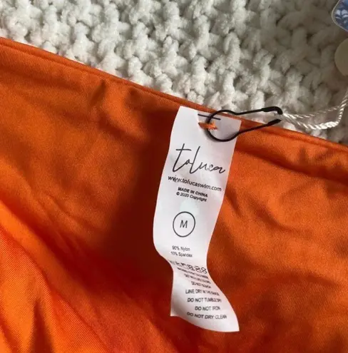 NWT Bikini Bottoms Orange Size M